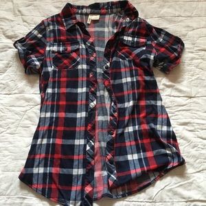 Passport Short-Sleeve Plaid Shirt